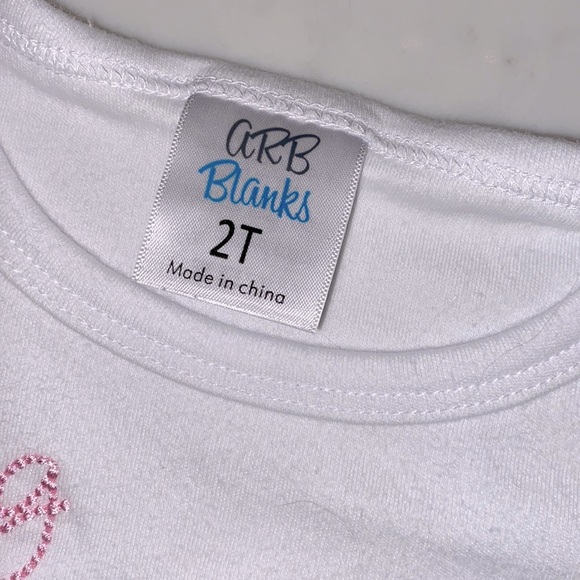 “Big Sister Emma” Embroidered Appliqué Long Sleeve T-Shirt (2T) - Picture 3 of 4